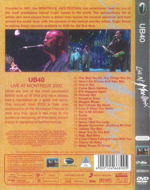 UB40 - Live at Montreux [DVD]