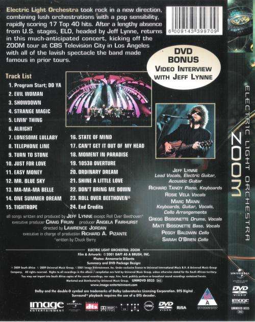 Electric Light Orchestra - Zoom [DVD]