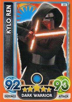 2016 Star Wars Force Attax Extra The Force Awakens #30 Kylo Ren