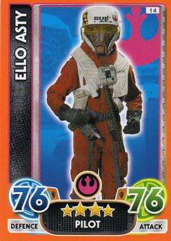 2016 Star Wars Force Attax Extra The Force Awakens #14 Ello Asty