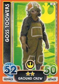 2016 Star Wars Force Attax Extra The Force Awakens #20 Goss Toowers