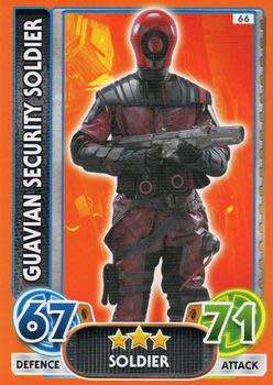 2016 Star Wars Force Attax Extra The Force Awakens #66 Guavian Security Soldier