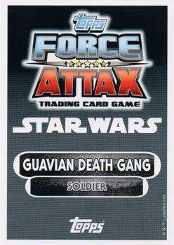2016 Star Wars Force Attax Extra The Force Awakens #66 Guavian Security Soldier