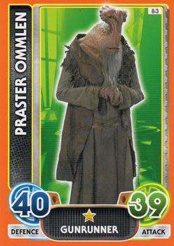 2016 Star Wars Force Attax Extra The Force Awakens #83 Praster Ommlen