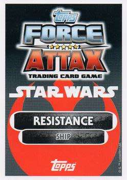 2016 Star Wars Force Attax Extra The Force Awakens #48 X-Wing Starfighter