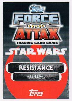 2016 Star Wars Force Attax Extra The Force Awakens #7 General Organa