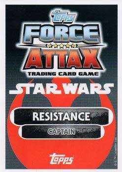 2016 Star Wars Force Attax Extra The Force Awakens #100 Han Solo [FOIL]