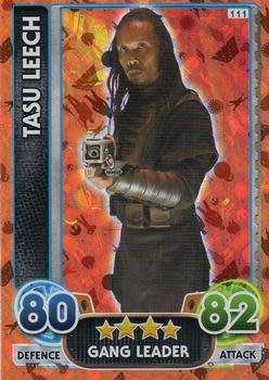 2016 Star Wars Force Attax Extra The Force Awakens #111 Tasu Leech [FOIL]