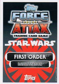 2016 Star Wars Force Attax Extra The Force Awakens #113 Starkiller Base [RAINBOW FOIL]