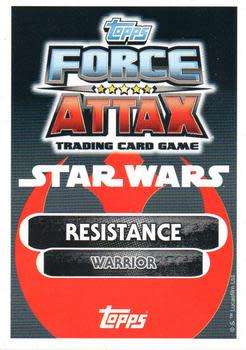 2016 Star Wars Force Attax Extra The Force Awakens #121 Finn [RAINBOW FOIL]