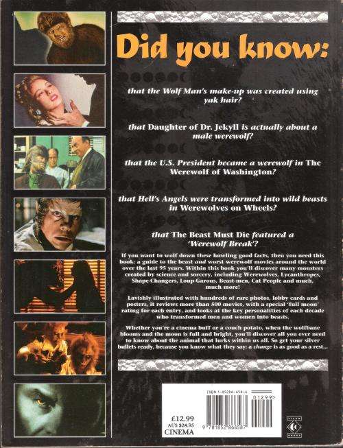 The Illustrated Werewolf Movie Guide by Stephen Jones (144 pages) Paperback