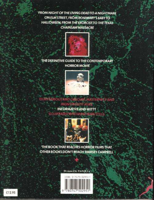Nightmare Movies:A Critical History of the Horror Movie from 1968 by Kim Newman (256pgs) [Paperback]