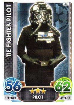 2016 Topps Star Wars Force Attax The Force Awakens #44 Tie Fighter Pilot