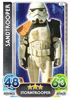 2016 Topps Star Wars Force Attax The Force Awakens #47 Sandtrooper