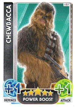 2016 Topps Star Wars Force Attax The Force Awakens #107 Chewbacca