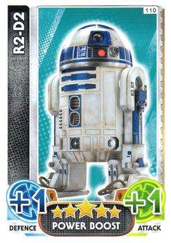 2016 Topps Star Wars Force Attax The Force Awakens #110 R2-D2