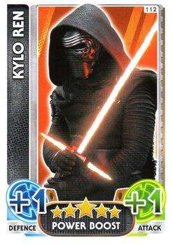 2016 Topps Star Wars Force Attax The Force Awakens #112 Kylo Ren