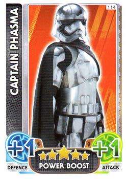 2016 Topps Star Wars Force Attax The Force Awakens #114 Captain Phasma