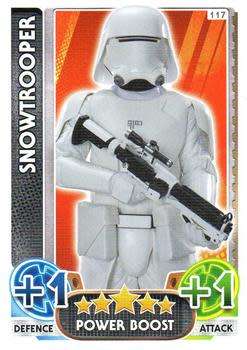 2016 Topps Star Wars Force Attax The Force Awakens #117 Snowtrooper