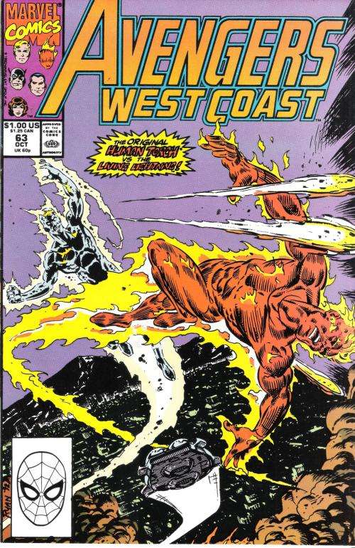 Marvel - Avengers West Coast #63 (Oct 1990)