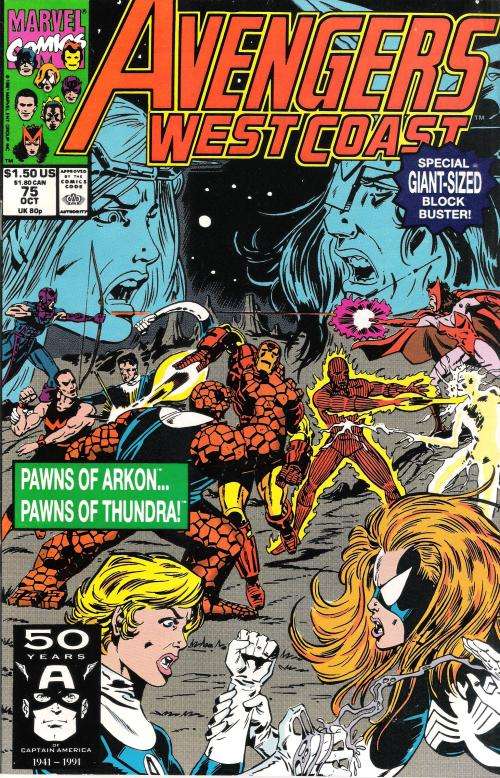 Marvel - Avengers West Coast #75 (Oct 1991)