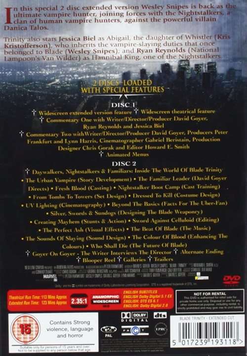 Blade: Trinity - Extended Version (2004) [DVD]