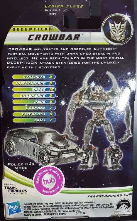 Transformers - Dark of the Moon - Cyberverse - Crowbar