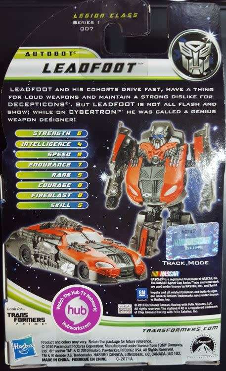 Transformers - Dark of the Moon - Cyberverse - Leadfoot
