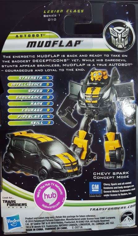 Transformers - Dark of the Moon - Cyberverse - Mudflap