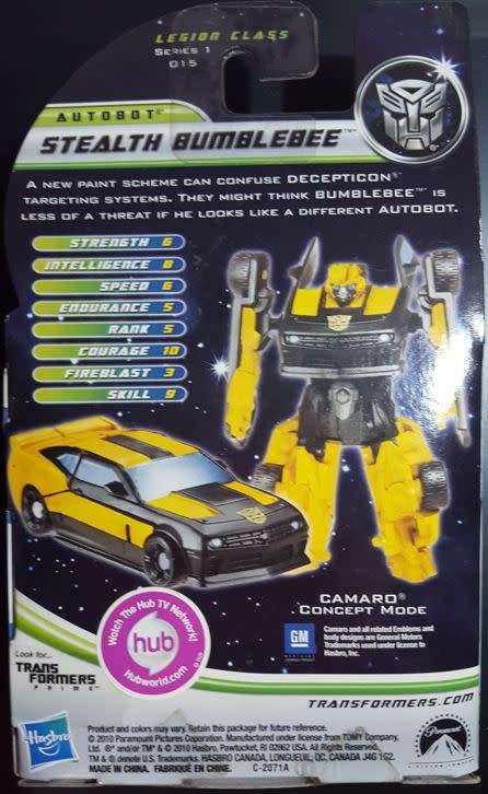 Transformers - Dark of the Moon - Cyberverse - Stealth Bumblebee