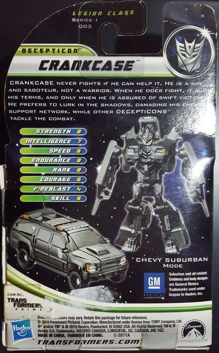 Transformers - Dark of the Moon - Cyberverse - Crankcase