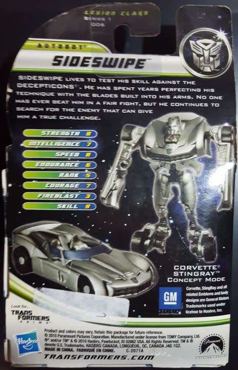 Transformers - Dark of the Moon - Cyberverse - Sideswipe