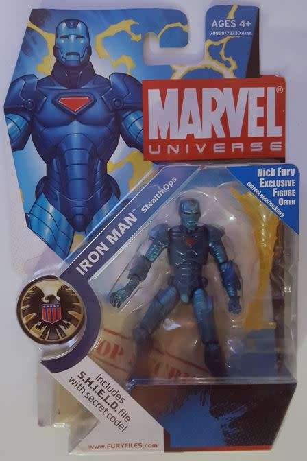 Marvel Universe Iron Man Stealth Ops (series 1 #09) [Hasbro 2008]