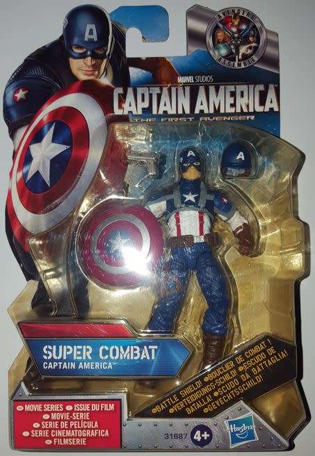 Marvel Studios Captain America The First Avenger Super Combat Captain America [Hasbro 2011]