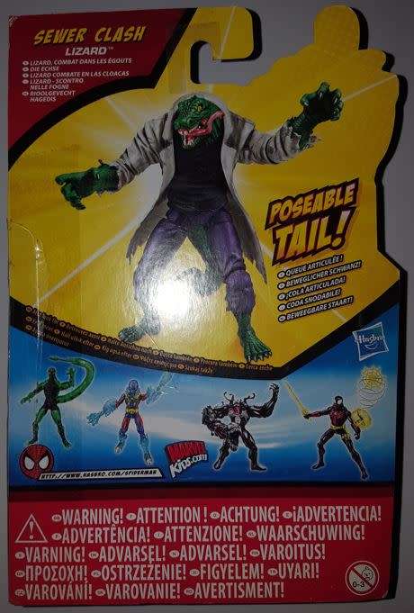 Marvel Spider-Man Sewer Clash Lizard [Hasbro]