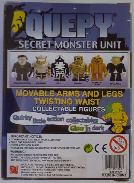 Quepy Secret Monster Unit Frankenstein [MandC ToyCentre 2003]
