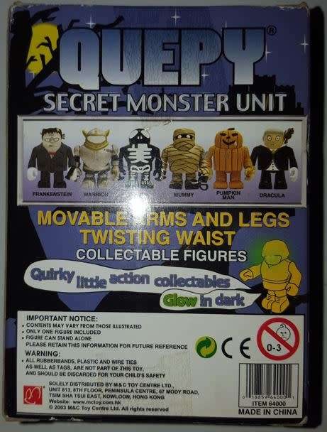 Quepy Secret Monster Unit Pumpkin Man [MandC ToyCentre 2003]