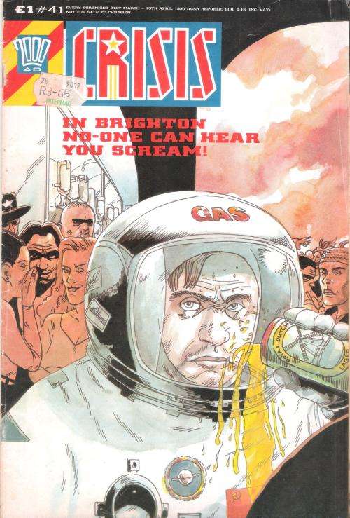 2000AD - Crisis #41 [Every Fortnight 31st March - 13th April 1990 * NOT FOR SALE TO CHILDREN]