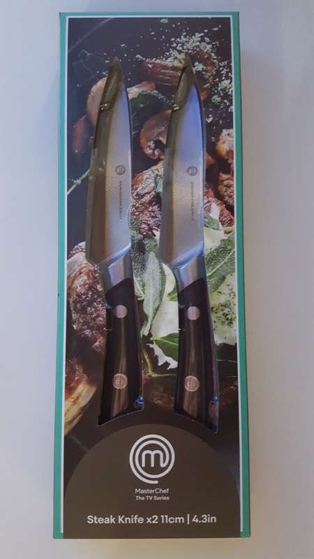 MasterChef Steak Knife x2 [11 cm | 4.3 inch]
