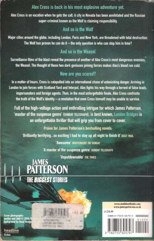 James Patterson - London Bridges (308 pages) [Paperback]