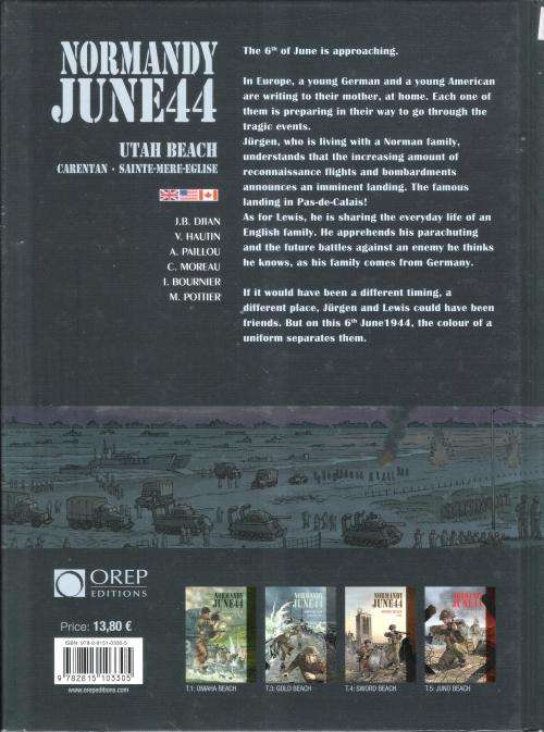 Normandy June 44: Utah Beach - Carentan - Sainte Mère Eglise (64 pgs.) [Hardcover]