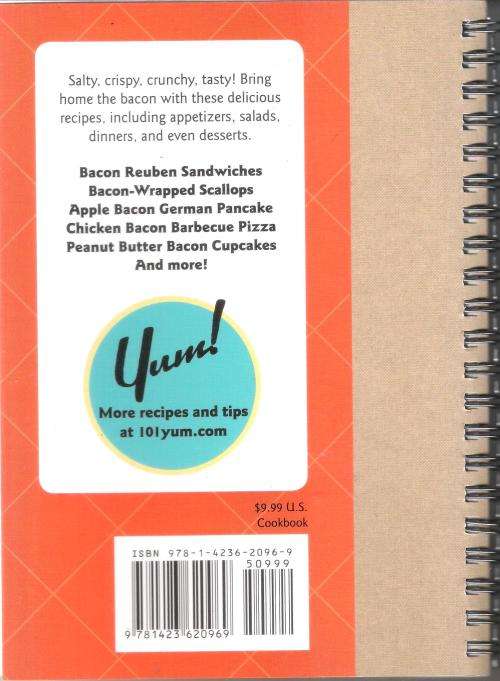 101 Things To Do With Bacon by Eliza Cross (128 pgs.) [Spiral-Bound]
