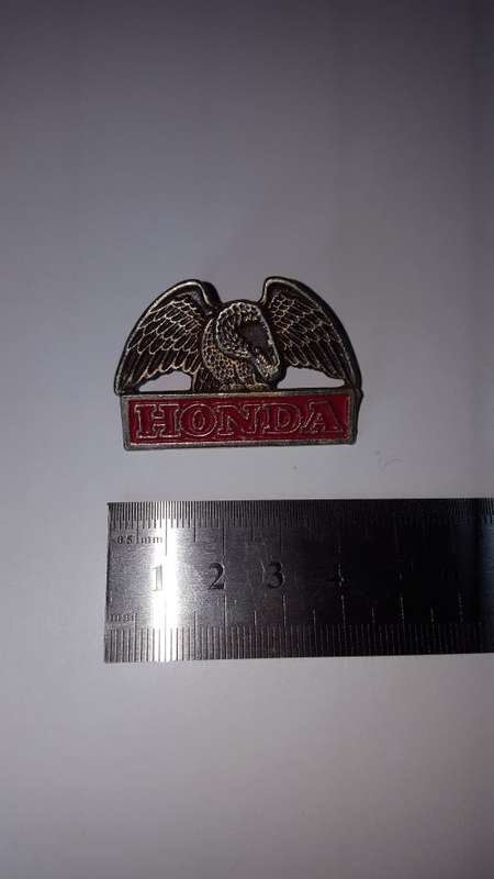 Vintage Honda Motocycle Metal Pin Badge [1976]