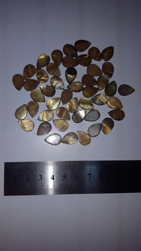 Costume Jewellery Tigers Eye Beads (x46)