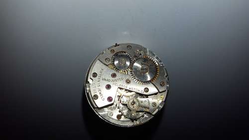 Helbros Vintage Watch Movement Steampunk Ring