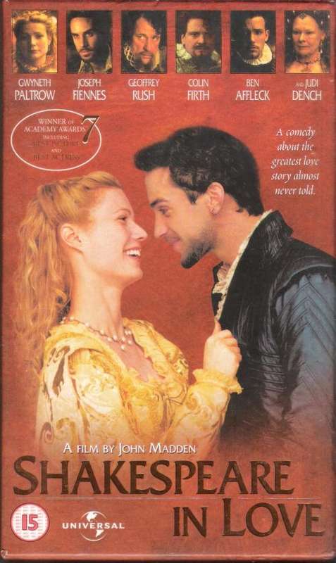 Shakspeare in Love (1998) [VHS]