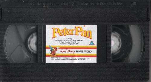 Peter Pan (1953) [VHS]