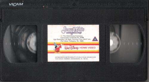 Snow White and the Seven Dwarfs (1937) [VHS]