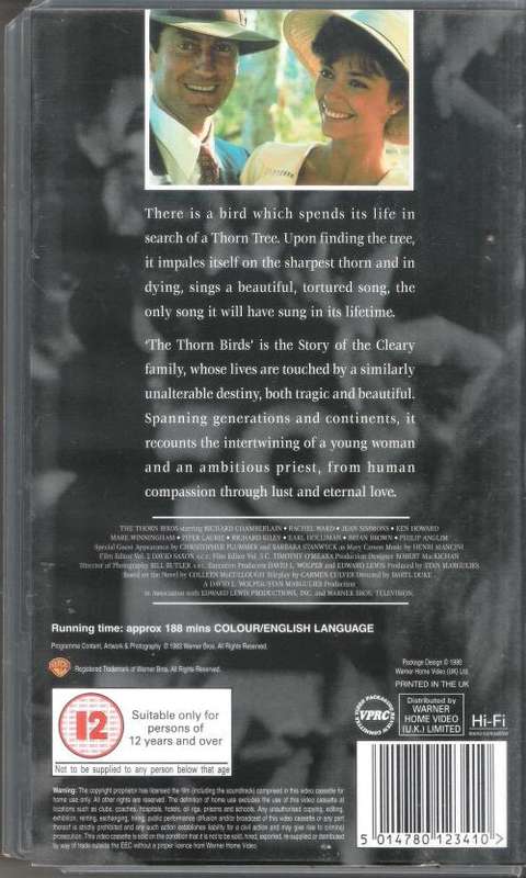 The Thorn Birds Volume Two & Three (1983) [VHS]