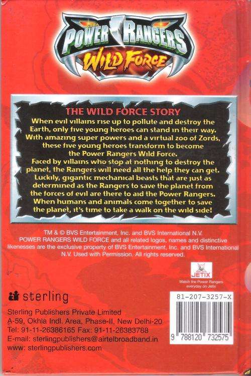 Power Rangers Wild Force - Red Lion Roars [Hardcover]